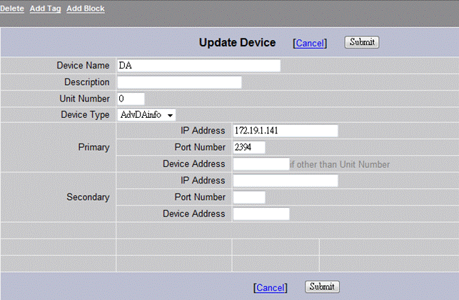 Add device